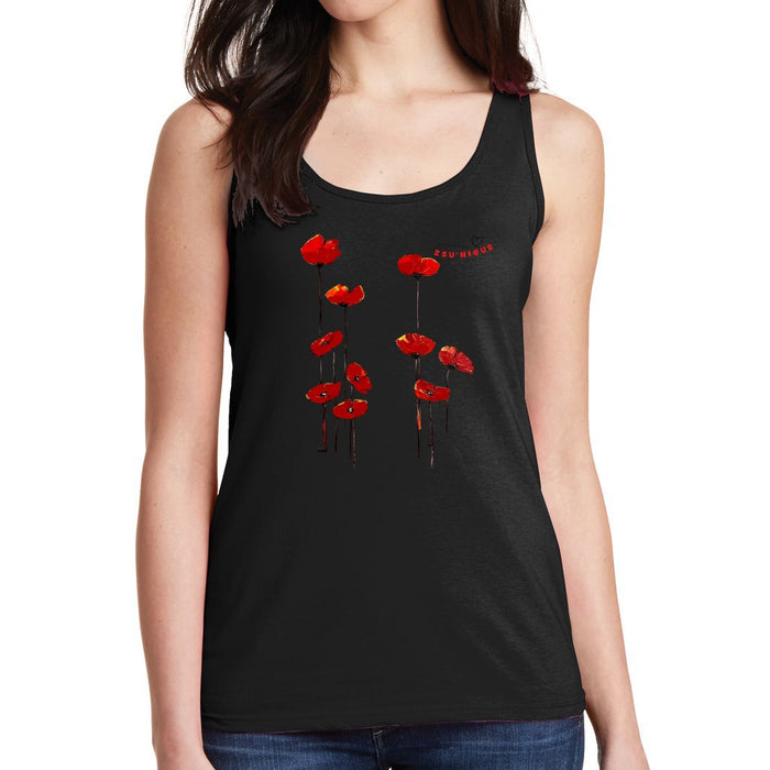 Red Poppies - Women’s Softstyle Tank Top